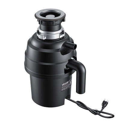 VEVOR Food Waste Garbage Disposal, 1HP 3500RPM DC Motor, Continuous Feed Kitchen Sink Garbage Disposer