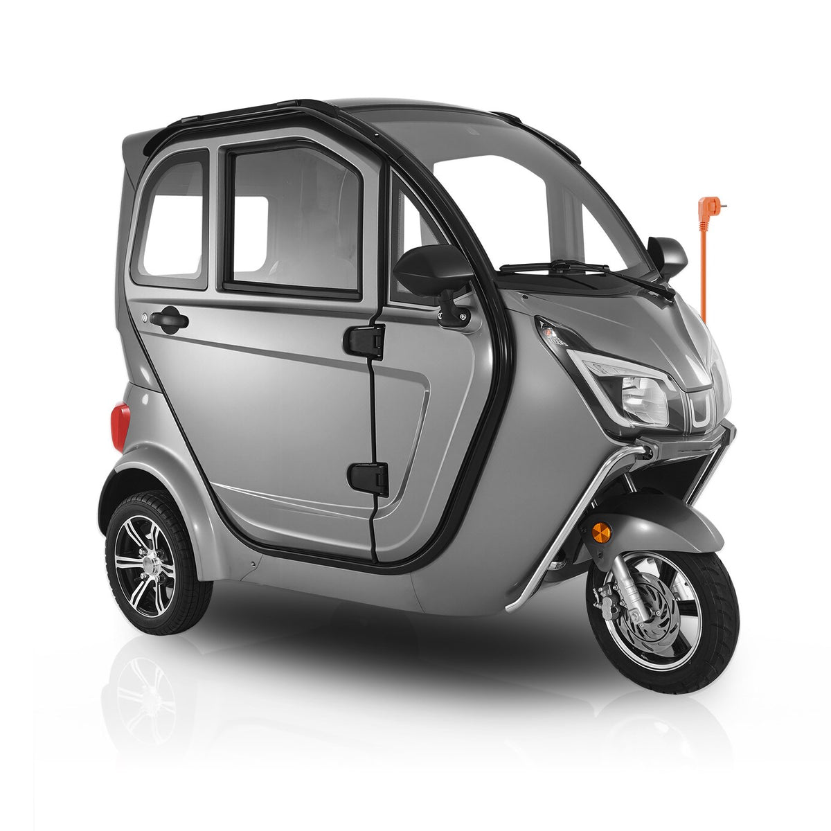 VEVOR 3-Wheel Enclosed Mobility Scooter for Seniors Adults, 650lbs Capacity, 3-Seater 1500W Electric Recreational Mobility Scooter 37 Miles Long Range, Remote Unlock, All-Terrain for Shopping Touring - FBSDBCSLSPZ2D3W32001V1 - view 1
