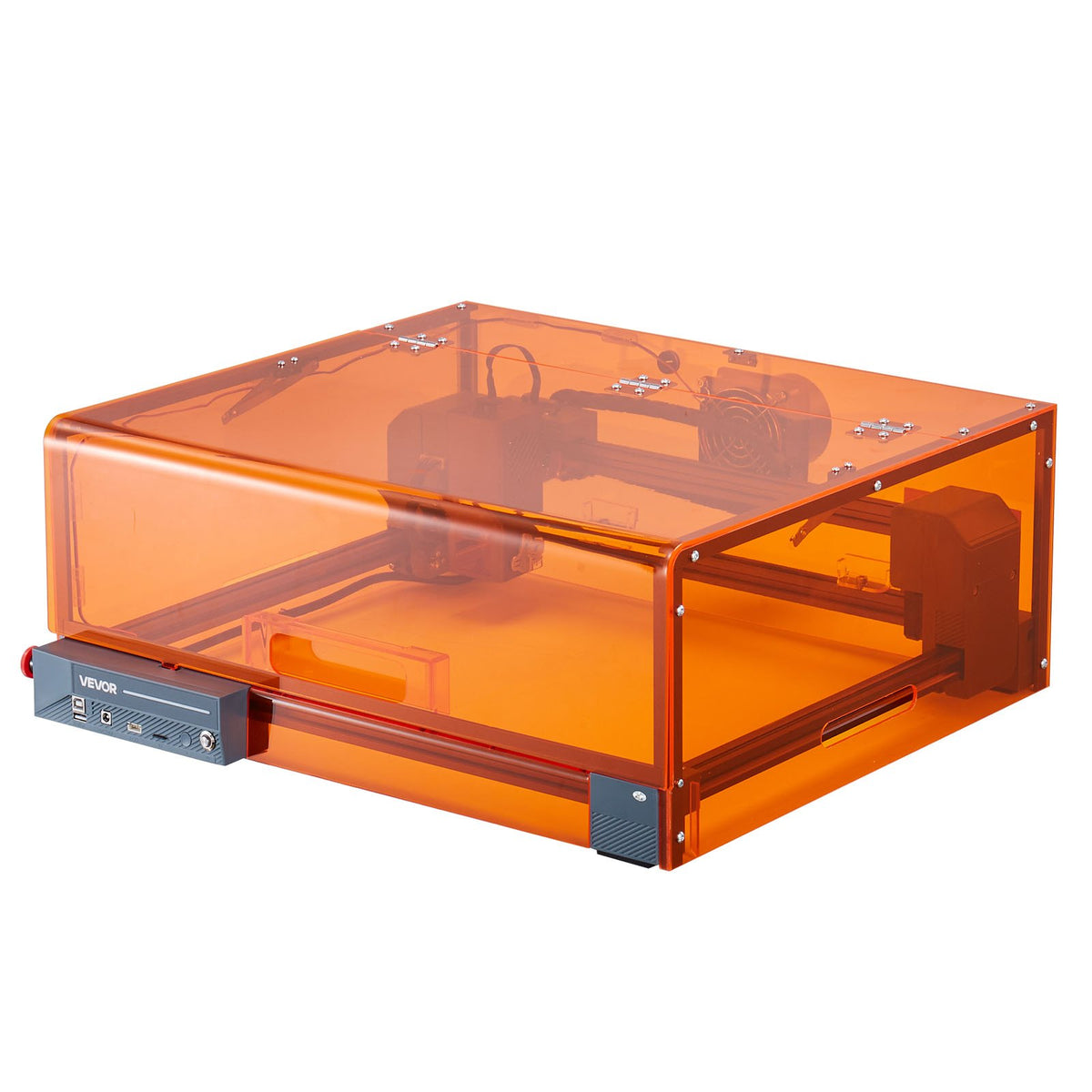 VEVOR Laser Engraver, 20W, Laser Engraving and Cutting Machine with Enclosure, Laser Cutter Engraver Machine, 7000 mm/min, 11.8 x 11.8 in Working Area, for Wood, Leather, Glass, Certain Metal, Class 1 - FBSJGDKJ20W3FUFFH001V1 - view 10
