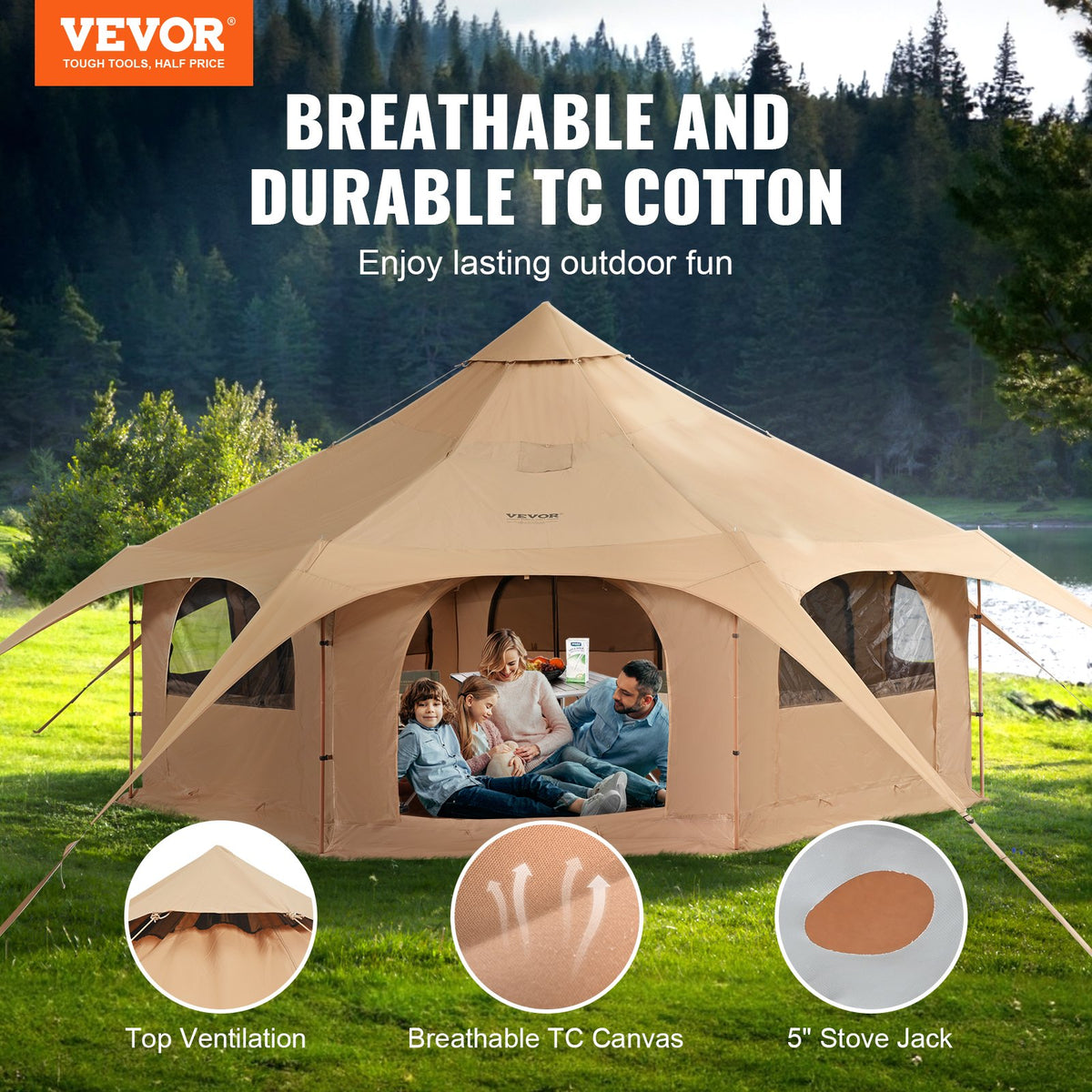 VEVOR Yurt - Select Your Configuration - FBZXZP5MMXTZ97PYKV0 - view 2