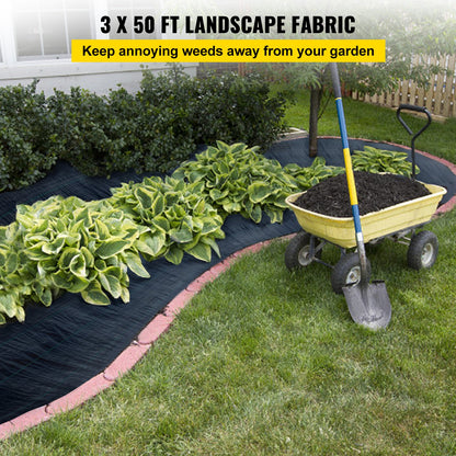 VEVOR PP Weed Barrier Fabric and Others - Select Your Configuration - FCB-0.9M15.2M-5OZV0 - view 2