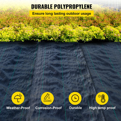 VEVOR PP Weed Barrier Fabric and Others - Select Your Configuration - FCB-0.9M15.2M-5OZV0 - view 3