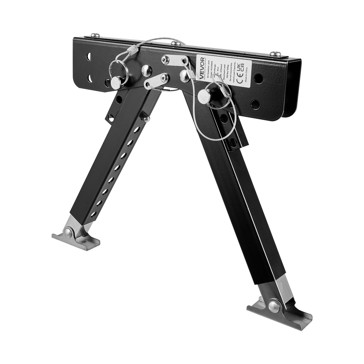 VEVOR RV Step Stabilizer, Height Adjustable Step Stabilizer Kit, Camper Stair Stabilizers with Powder Coated Steel for 5th Wheels, Travel Trailers and Motorhomes, Adjustable from 3 inch to 15 inch - FCBTWDQTXSZCYY6OR001V0 - view 10