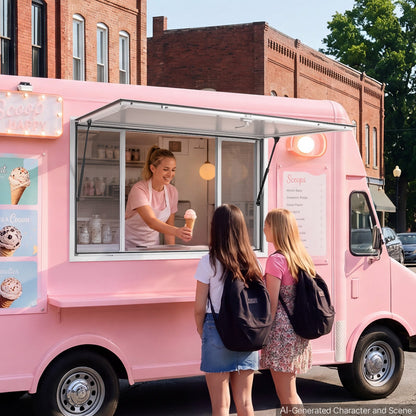 VEVOR Concession Window 45x30 in Aluminum Alloy Service Window, for Food Truck, Up to 85 Degrees Stand Serving with 4 Sliding Screen Windows, Awning Door and Drag Hook, Rainwater Resistant - FCBWCK4530NCHM5K6001V0 - view 9