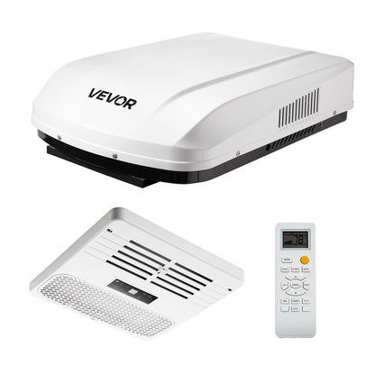 VEVOR RV Air Conditioner, 13500 BTU RV AC Unit, 120V Ducted Rooftop Air Conditioner with Variable Speed Compressor, Easy Install Quiet Cooling AC Unit with ADB Button Control and Remote Control, White - FCKDTZFBXGDSRDAI7001V6 - view 1