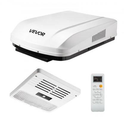 VEVOR RV Air Conditioner, 13500 BTU RV AC Unit, 120V Ducted Rooftop Air Conditioner with Variable Speed Compressor, Easy Install Quiet Cooling AC Unit with ADB Button Control and Remote Control, White - FCKDTZFBXGDSRDAI7001V6 - view 2