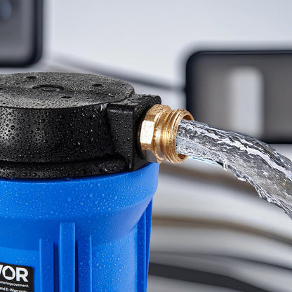 VEVOR RV Water Filtration System, Drinking/Washing Water Filter System for Campers, Remove Sediments, Chlorine, Bad Tastes, Odors, and Most Contaminants, RV Filter for RVs, Boats, Vans - FCLSQBDDZZJDEBTHU001V0 - view 9