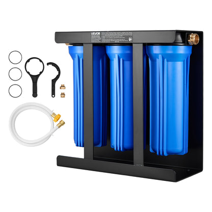 VEVOR RV Water Filtration System, 3-Cartridge Water Filter System for Campers, Remove Sediments, Chlorine, Bad Tastes, Odors, and Most Contaminants, RV Filter with Bracket for RVs, Boats, Vans - FCLSQDDZZJSXZBTMF001V0 - view 1