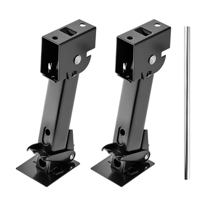 VEVOR Telescoping Stabilizer Jack, 2PCS Telescoping Folding Trailer Jack, Trailer Swing Down Stabilizer Jack for RV Trailer, Supports 1000lbs Capacity Each, Adjustable from 11.7 inch to 18.2 inch - FCPHJ2J1000LCHK1T001V0 - view 1