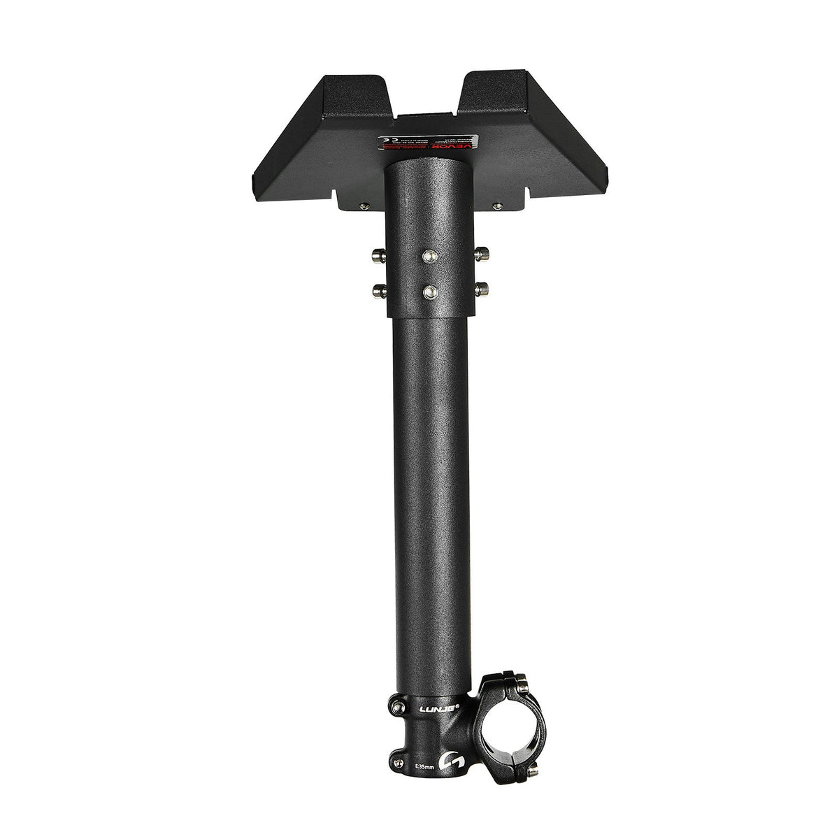 VEVOR Starlink RV Ladder Mount, 360°Adjustable Angle Mounting Standard Gen 3 Pipe Kit, Heavy-Duty Steel Extra Short Starlink RV Ladder Adapter, Compatible with Gen3 and V3, Easy to Assembly, Black - FCPTAZKSDXLTYLU16001V0 - view 10
