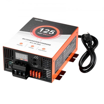 VEVOR RV Power Converter, 125 Amp, 110V AC to 12V DC RV Converter Battery Charger, Multi Stage Smart Charging, 13V to 16.5V Operating Range, Compatible with Lithium & Lead Acid Battery, for Camper - FCZLQTMS125AY08B0001V1 - view 2
