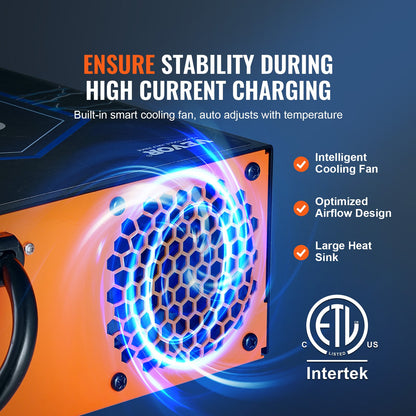 VEVOR RV Converter, 80 Amp, 110V AC to 12V DC RV Power Converter Battery Charger with 4 Stage Smart Charging 13V to 16.5V Adjustable Operating Range, Compatible with Lithium Lead Acid Battery, ETL - FCZLQTMS12V7FTCROV1 - view 5