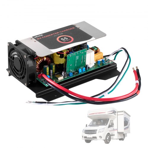 VEVOR WF-8955-AD-MBA RV Power Converter, 55 Amp, DC Main Board Assembly Replacement Unit, Multi-Stage Smart Charge for Lithium Lead Acid Battery, for WF-8955, WF-8955-AD, and Parallax 7145 7155 Series - FCZLQZBMZ55A0N70T001V1 - view 2