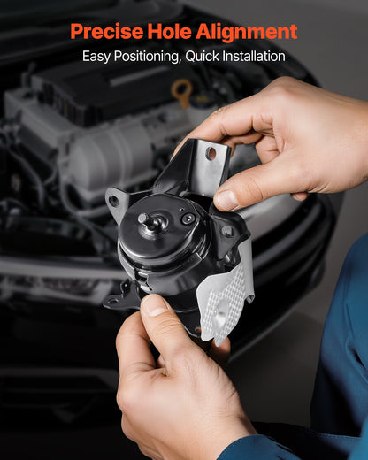 VEVOR Engine Motor Mount Replacement, Left Front Engine Mount, Universal Compatible with 2014–2018 Chevrolet Silverado 1500 5.3L V8, Secure Support, Heavy-duty Aluminum Construction, Black - FDJMDZJ1JTPNUX06W001V0 - view 7