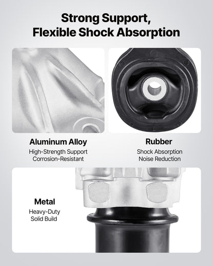 VEVOR Engine Motor Mount and Transmission Mount Kit Replacement, Set of 3, Compatible with 2012–2013 Honda Civic 1.8L Coupe, Replace OE# A65048, A65021, A65087, Secure Support - FDJMDZJ3JTPN09LD6001V0 - view 6