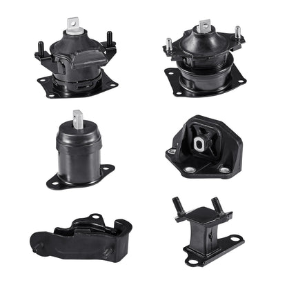 VEVOR Engine Motor Mount and Transmission Mount Kit Replacement, Set of 6, Compatible with 2003–2007 Honda Accord 3.0L V6, Replace OE# A4526HY, A4517, A4527HY, A4524, A4544, A4525, Secure Support - FDJMDZJ6JTPNYL394001V0 - view 1