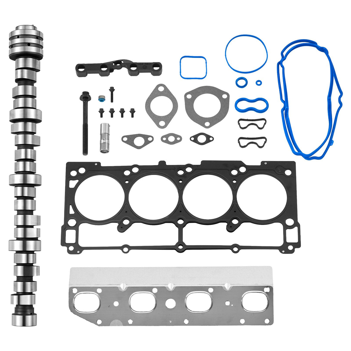 VEVOR Lifter Camshaft Kit, 18-Piece Set, Fits 2009-2021 Jeep Grand Cherokee, 2009-2021 Dodge Challenger, Fits 1999-2013 4.8L, 5.3L, and 5.7L LS-Based Engines, V8 5.7L - FDJTLHTGTJKLY5KMJ001V0 - view 1