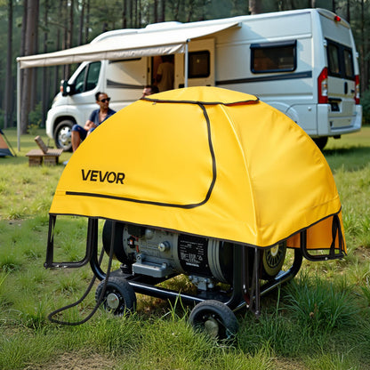 VEVOR Generator Cover, 36 x 26 x 26 Inch Waterproof Universal Generator Cover for Most Generators 70-108 Inch Perimeter, Portable Generator Running Cover with Heavy Duty Thicken Oxford Fabric, Yellow - FDJYXZ362418CK8AZ001V0 - view 9