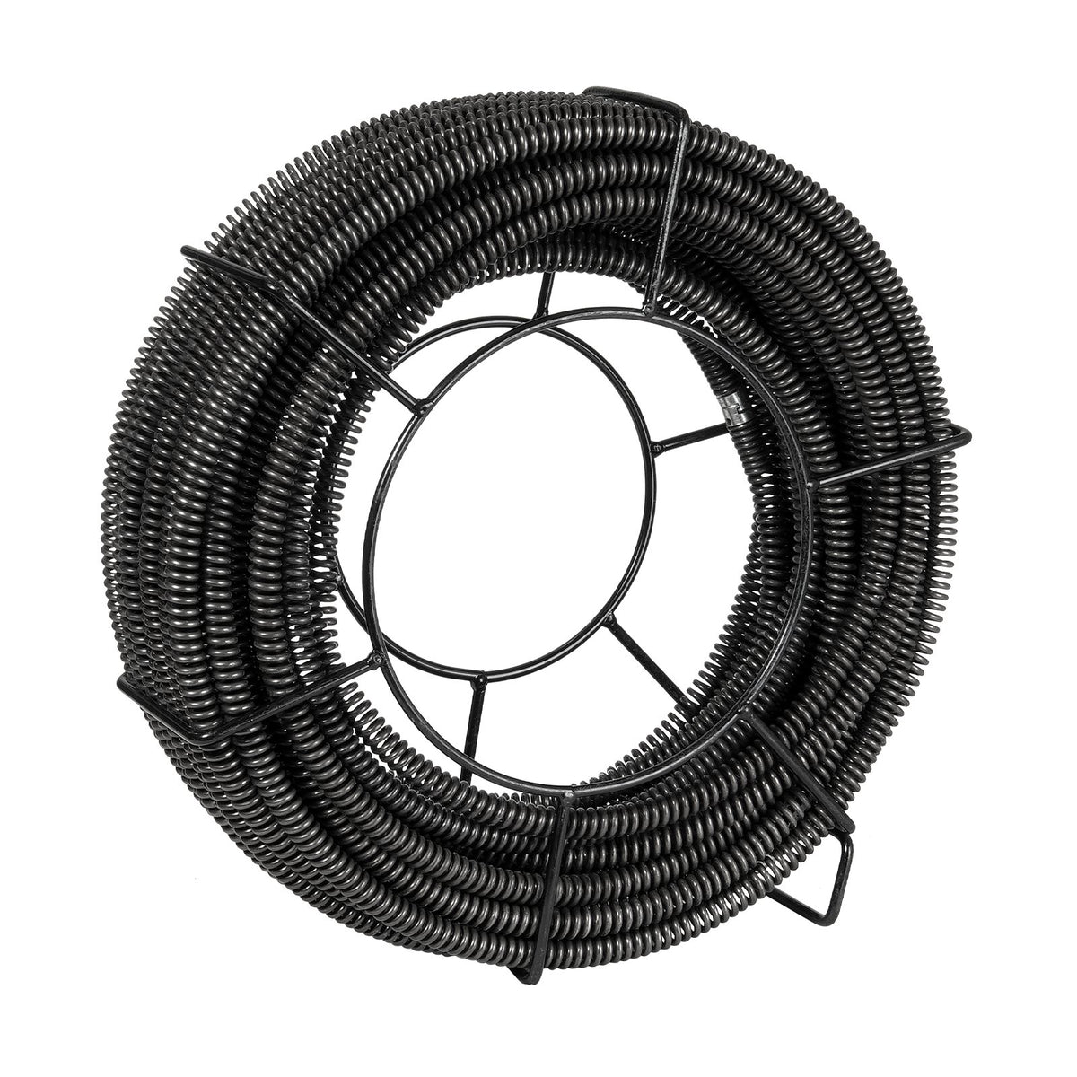 VEVOR Drain Cleaning Cable 100 FT x 5/8 Inch, Professional Sectional Drain Cleaner Cable with 7 Cutters for 0.8" to 3.9" Pipes, Hollow Core Sewer Drain Auger Cable for Sink, Floor Drain, Toilet - FDSDL58IN100OPWKNV0 - view 9