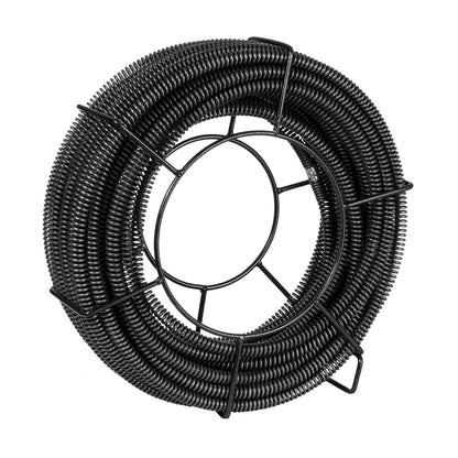 VEVOR Drain Cleaning Cable 100 FT x 5/8 Inch, Professional Sectional Drain Cleaner Cable with 7 Cutters for 0.8" to 3.9" Pipes, Hollow Core Sewer Drain Auger Cable for Sink, Floor Drain, Toilet - FDSDL58IN100OPWKNV0 - view 9