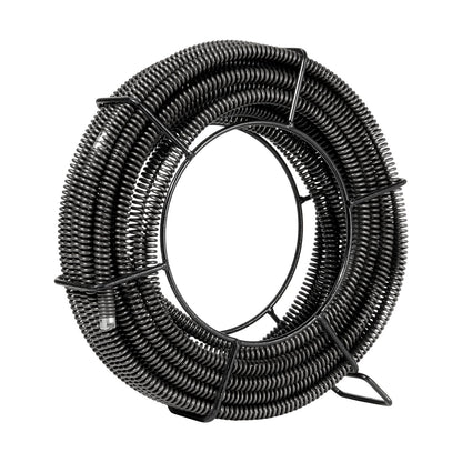 VEVOR Drain Cleaning Cable 66 FT x 5/8 Inch, Professional Sectional Drain Cleaner Cable with 7 Cutters for 0.8" to 3.9" Pipes, Hollow Core Sewer Drain Auger Cable for Sink, Floor Drain, Toilet - FDSDL58IN66YN2IJNV0 - view 9