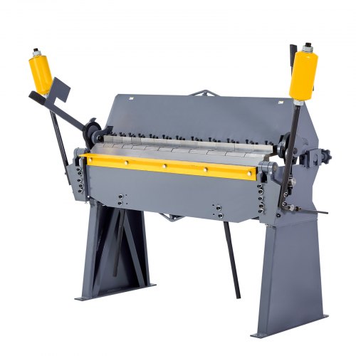VEVOR Box and Pan Brake, 48 in Sheet Metal Bending Brake, 12-Gauge Mild Steel Capacity, 0-135 Degree Adjustable, Metal Bender Machine with 8 Fingers, Heavy-Duty Aluminum Folder for Precise Bending - FDSWQZDQFDSSSJ8YF001V0 - view 2