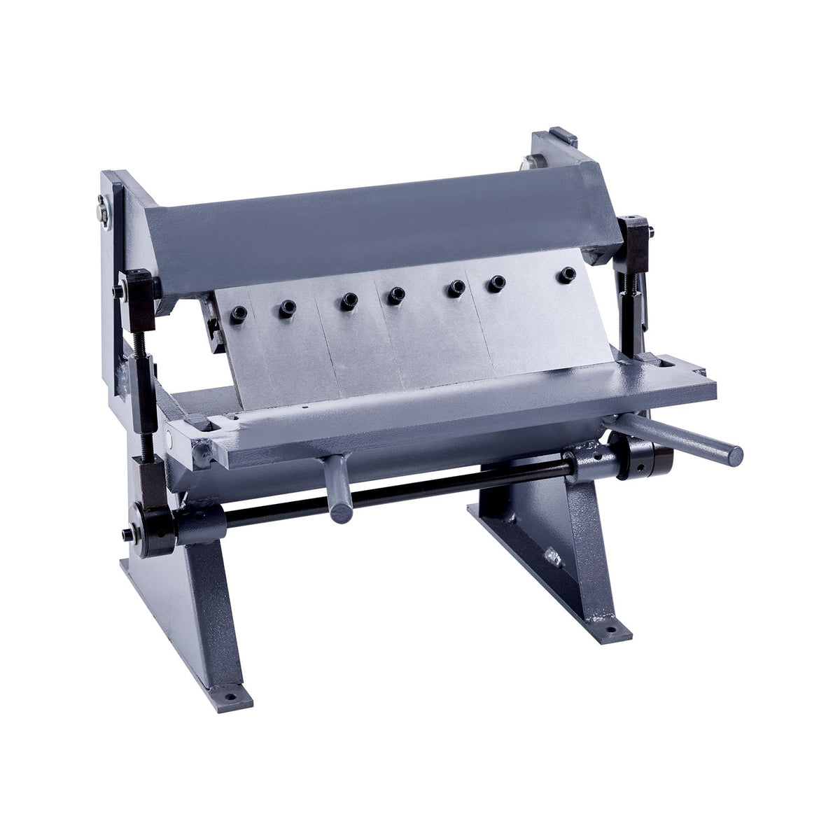 VEVOR Box and Pan Brake, 12 in Sheet Metal Bending Brake, 20-Gauge Mild Steel Capacity, 0-135 Degree Adjustable, Metal Bender Machine with 5 Fingers, Heavy-Duty Aluminum Folder for Precise Bending - FDSWQZDQFDSWK6NDU001V0 - view 10