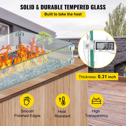 VEVOR Fire Pit Guard - Select Your Configuration - FFB29X13X4.5YC001V0 - view 3