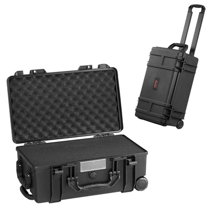 VEVOR Weatherproof Hard Case, Heavy Duty Protective Dry Box Case with Pre-cut Foam, Wheels & Retractable Pull Handles for Travel, Hunt, Military, Tactical, IP67 Waterproof Case for Cameras (64x51x25) - FFYLGX1618CUQYFZ6V0 - view 1