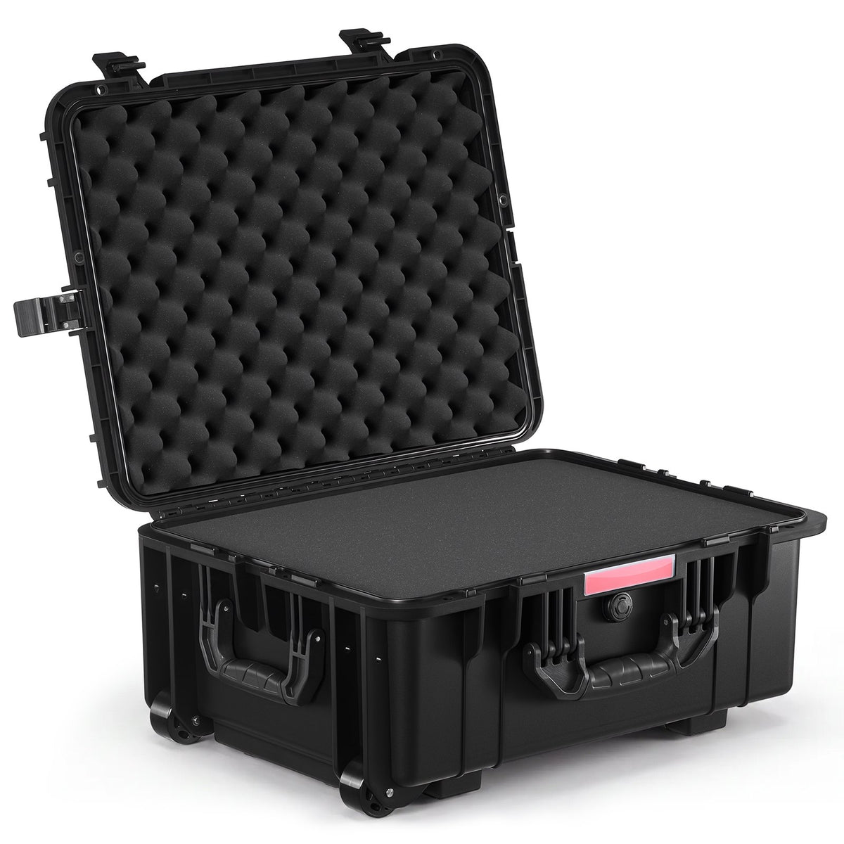 VEVOR Weatherproof Hard Case, Heavy Duty Protective Dry Box Case with Pre-Cut Foam, Wheels & Retractable Pull Handles for Travel, Hunt, Military, Tactical, IP67 Waterproof Case for Cameras(57x45x28) - FFYLGX30LFYC2ZF5YV0 - view 1
