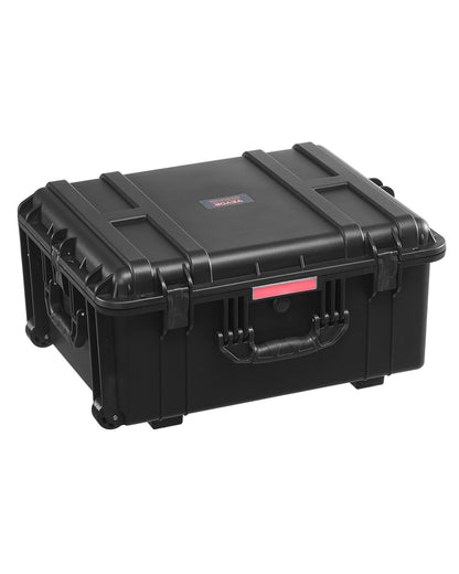 VEVOR Weatherproof Hard Case, Heavy Duty Protective Dry Box Case with Pre-Cut Foam, Wheels & Retractable Pull Handles for Travel, Hunt, Military, Tactical, IP67 Waterproof Case for Cameras(63x50x32) - FFYLGX43LFYCO4BW5V0 - view 1