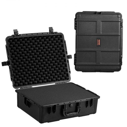 VEVOR Weatherproof Hard Case, Heavy Duty Protective Dry Box Case with Pre-cut Foam, and Retractable Pull Handles for Travel, Hunting, Military, Tactical, IP67 Waterproof Case for Cameras (56.1x37x26) - FFYSTX2025CU96KGUV0 - view 2