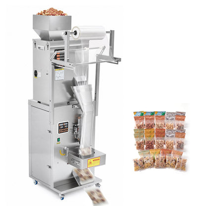VEVOR Powder Filling and Sealing Machine, 10-500g(0.02-1.1lbs) Automatic Particle Granule Packaging Machine, Stainless Steel, Weighing Filling Sealing, for Coffee Beans, Grains, Tea, Spices, Silver - FFYTLDS500G0UKEO4001V1 - view 1