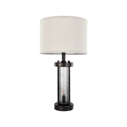 VEVOR Table Lamps Set of 2, Dimmable Farmhouse Bedside Nightstand Lamps, Vintage Lamp with LED Bulb and Linen Shades, Bedside Lamp with USB C+A Ports & AC Outlet, for Living Room, Bedroom & Office - FGDZDUSBKCTDTR6YT001V1 - view 10