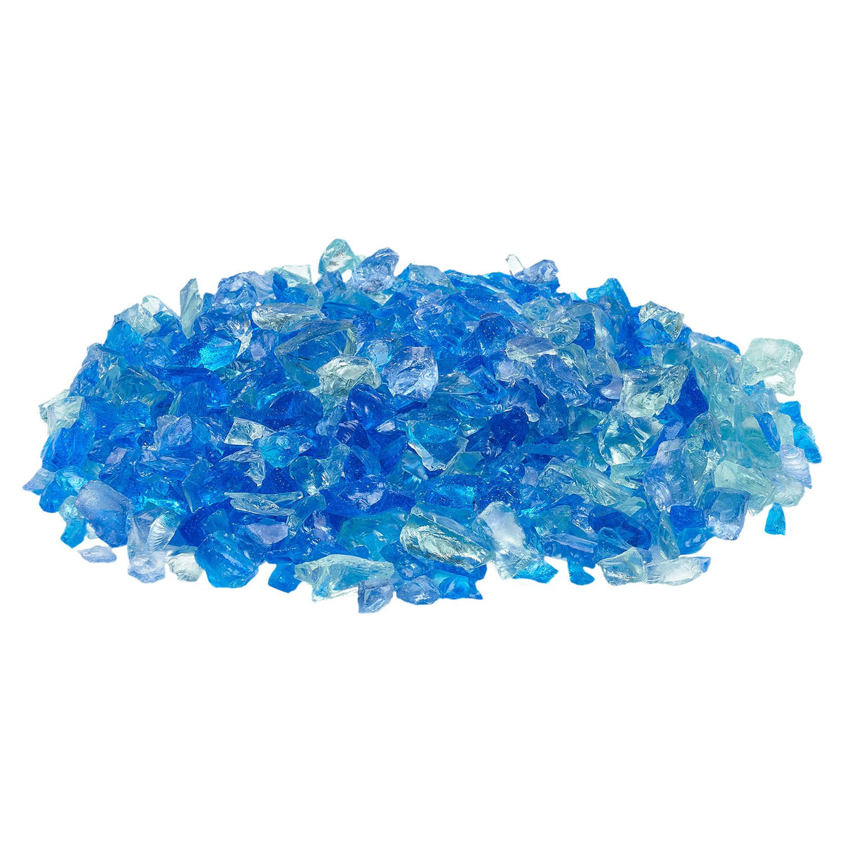 VEVOR Fire Glass, 10 LBS / 4.5 KG Fireplace Rocks, 3/4-Inch / 19.05 mm Reflective Firepit Glass Rock, High Luster Stone Landscaping for Fire Pit Table, Aqua Blue + Caribbean Blue + Aqua Green - FHBLBLK34INCOTBTM001V0 - view 10