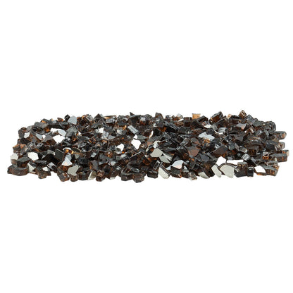 VEVOR Fire Glass, 20 LBS / 9.0 KG High-Temperature Resistant Fireplace Rocks, 1/2-Inch / 12.7 mm Reflective & Smokeless Firepit Glass Rock, High Luster Stone Landscaping for Fire Pit Table, Copper - FHBLFGSGHBL1JPMJW001V0 - view 10
