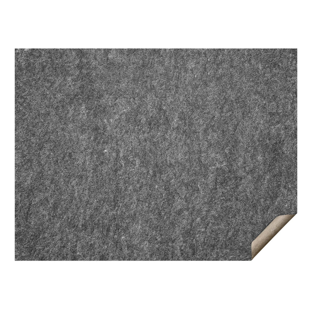 VEVOR - Slip-Resistant Rug Pad - Protective Cushioning Carpet Pad - 9' x 12' - 1/4"Thick - Dual Surface - Polyester Felt + Latex - Gray - 10-11㎡ Area Carpet Padding Rug Cushion Safe for All Floors - FHDTDBFHWFHQ11GE2V0 - view 1