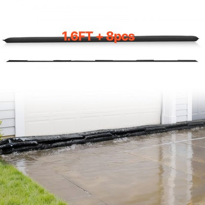 VEVOR Flood Barrier, 8 Pack, 1.6 x 1.4 ft Flood Bags Activated by Water, Water Absorbent Barrier, Sandless Sandbags Blockage, Flooding Prevention Bags for Home, Doorway, Basement, Garage - FHPZ8PCS520COIQQ1002V0 - view 2