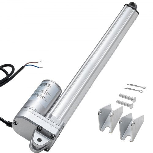 VEVOR 12V Linear Actuator, 12 Inch IP65 Waterproof Linear Actuator, 675lbs/3000N 0.2"/s Motion Actuators with Mounting Bracket for Outdoor Use - FHXXXZXQ12INHKP03001V9 - view 2