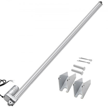 VEVOR 12V Linear Actuator, 40 Inch IP65 Waterproof Linear Actuator, 675lbs/3000N 0.2"/s Motion Actuators with Mounting Bracket for Outdoor Use - FHXXXZXQ40INT7SVN001V9 - view 2