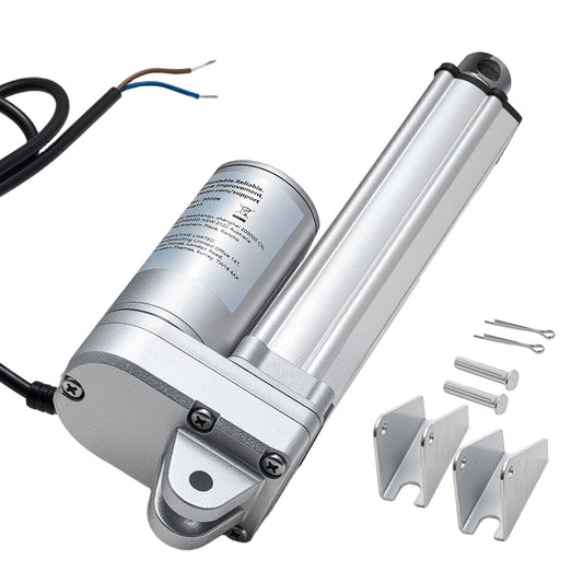 VEVOR 12V Linear Actuator, 4 Inch IP65 Waterproof Linear Actuator, 675lbs/3000N 0.2"/s Motion Actuators with Mounting Brackets for Outdoor Use - FHXXXZXQ4INC7LZD0001V9 - view 1