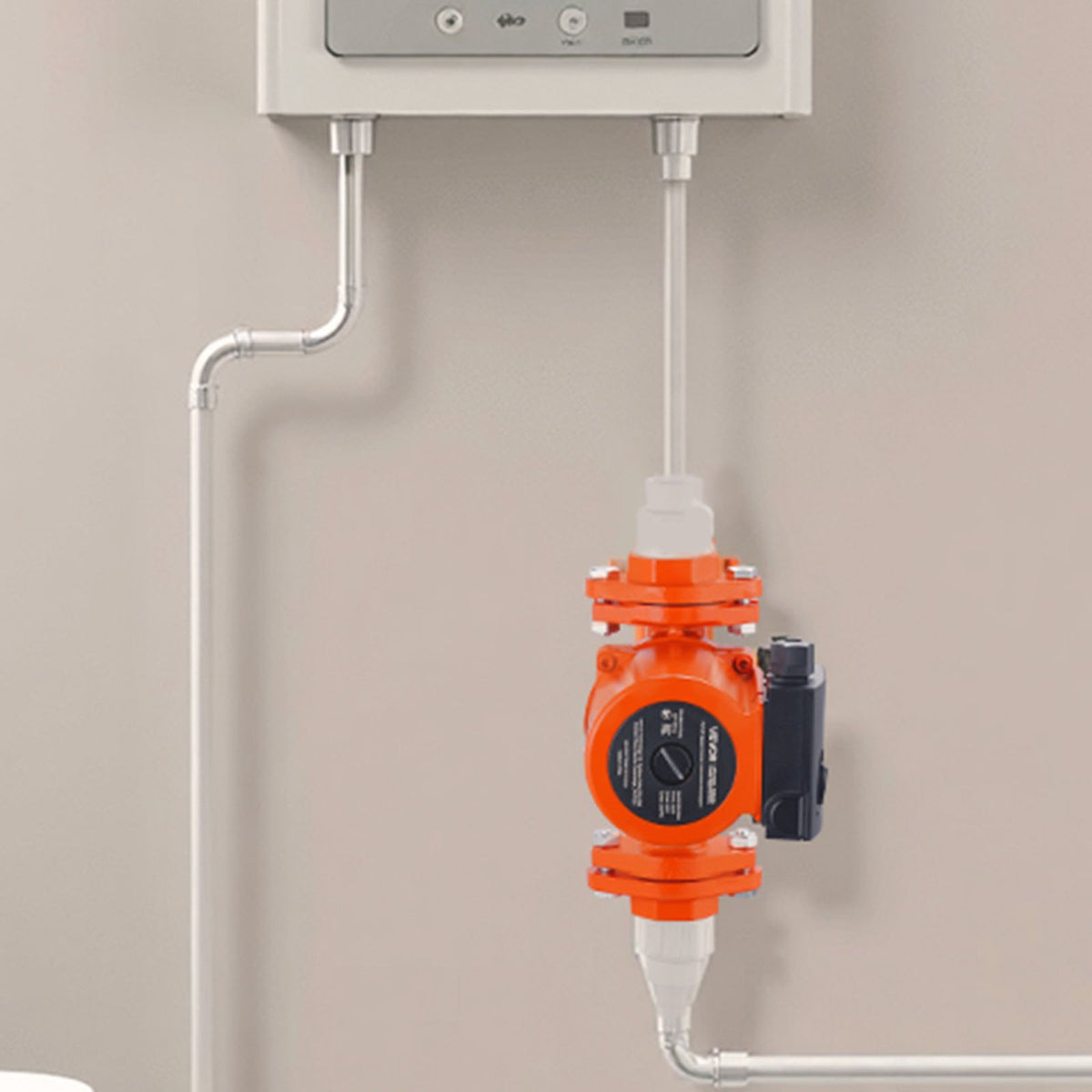 VEVOR 0011-BF4-J Cast Iron Circulator Pump, 33 GPM, AC 120V 33 ft Hot Water Recirculating Circulation Pump, 1-1/4 in Flange Connection, 3-Speed Adjustment