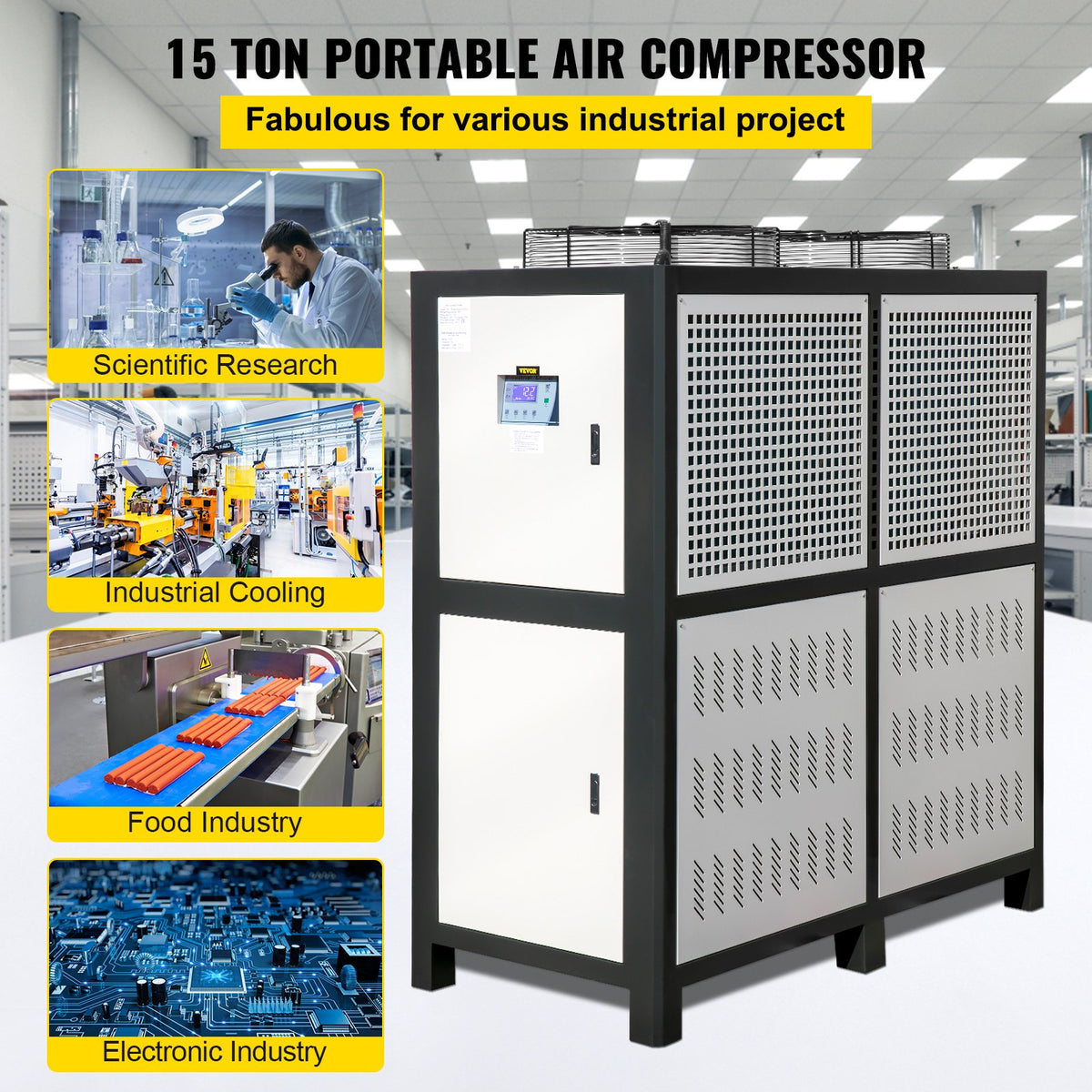 VEVOR Industrial Water Chillers - Select Your Configuration - FLLSJ15DLSJ000001V4 - view 2