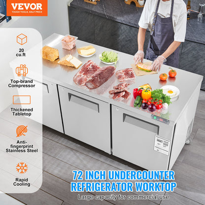 VEVOR Sandwich Prep - Select Your Configuration - FLWSLZGZT20CUTCS6V1 - view 2