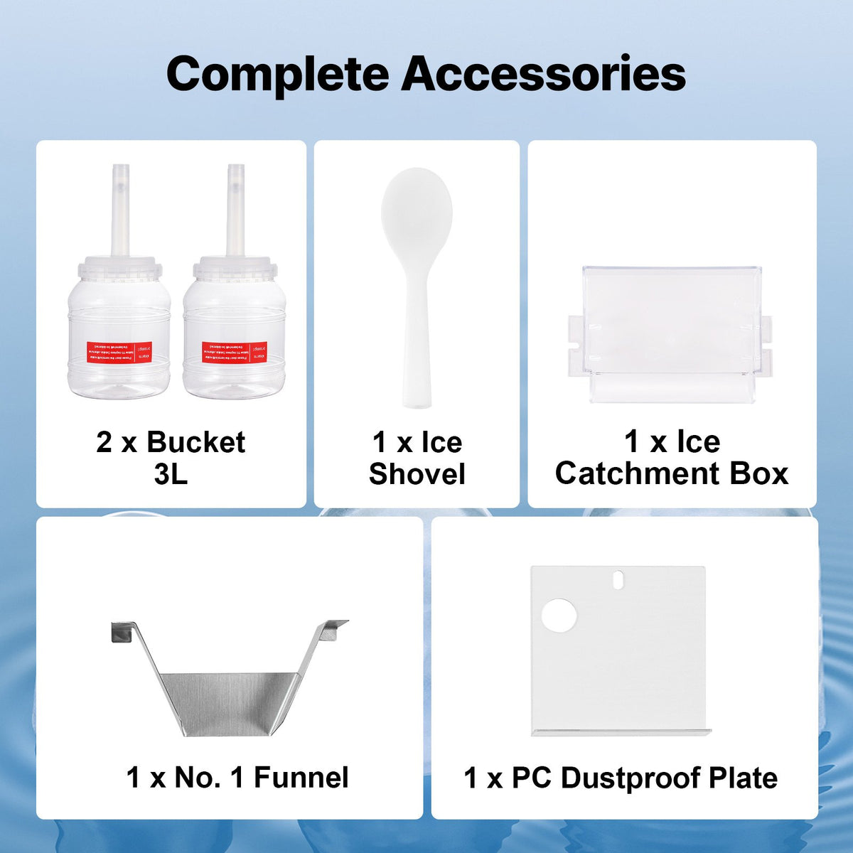 VEVOR Commercial Snowflake Ice Machine, 176.4LBS/24H Snowflake Ice Maker, Stainless Steel Ice Shaver Machine, Electric Snow Cone Maker, Air Cooling System for Rapid Heat Dissipation, for Bakery, Cafe - FLXNBJFLLEDPEG7B6V1 - view 7