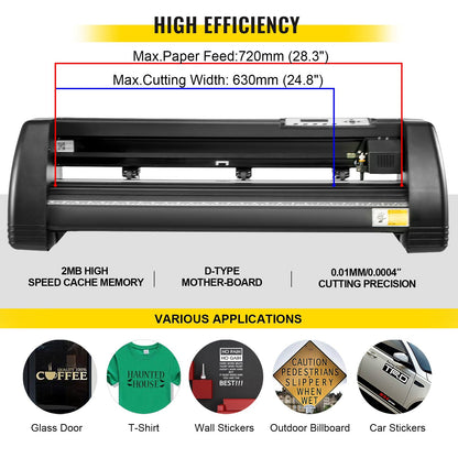VEVOR 8 In 1 Heat Press Sublimation Machine & 28" Vinyl Cutter Cutting Plotter - FM1181THJKZJ-720SV1 - view 3