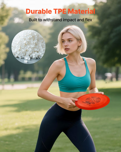 VEVOR Disc Golf Set, 6 PCS Flying Discs for Beginners, Disc Golf Starter Set, with Putter, Mid-Range, Driver, Including Mini Marker, Portable Backpack, for Outdoor Backyard, Lawn, Beach, and Park - FPGEFRMTZRMTR8JK5001V0 - view 4