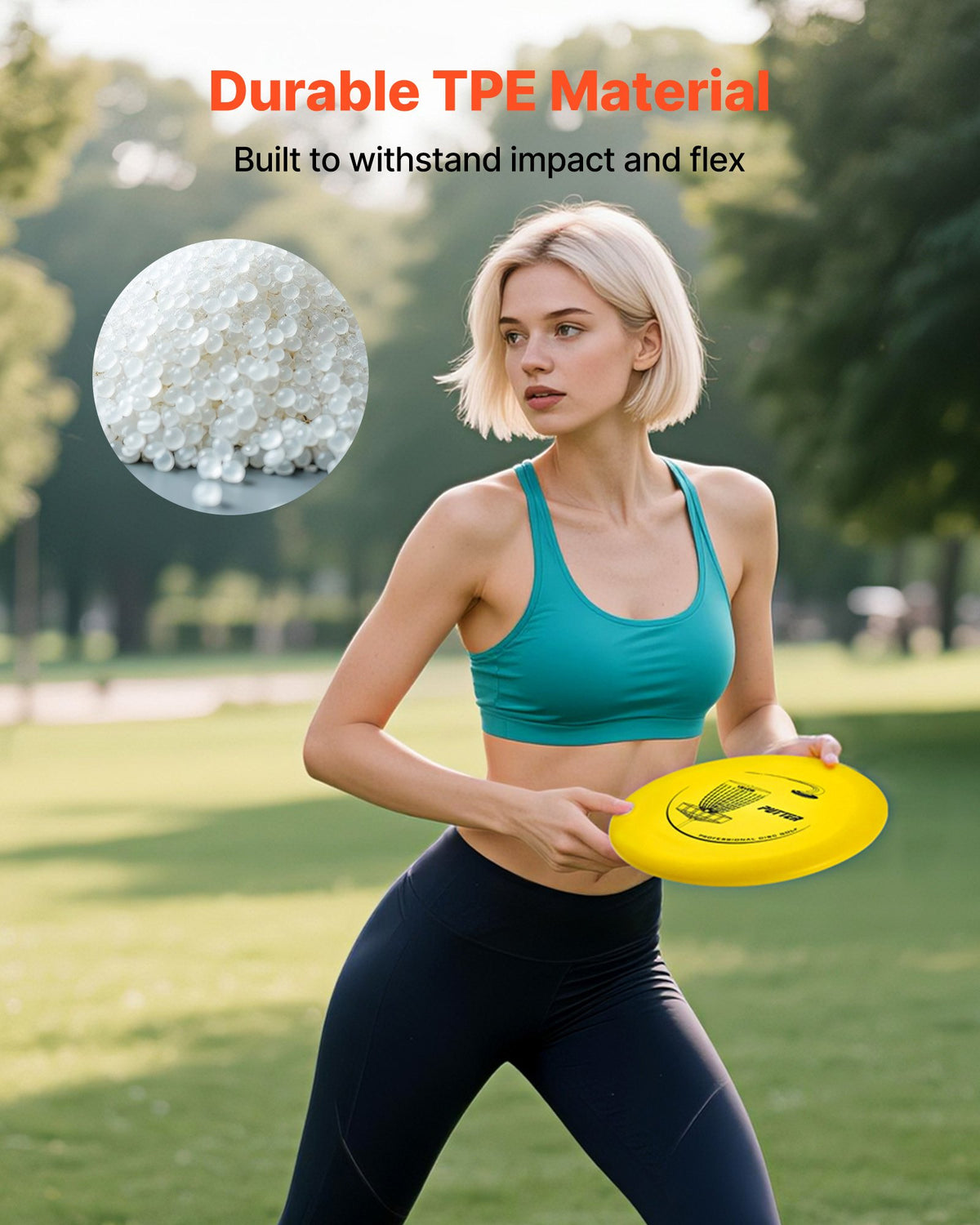 VEVOR Disc Golf Set, 12 PCS Flying Discs for Beginners, Disc Golf Starter Set, with Putter, Mid-Range, Driver, Including Mini Marker, Portable Backpack, for Outdoor Backyard, Lawn, Beach, and Park - FPGEFRMTZRMTVS70H001V0 - view 4