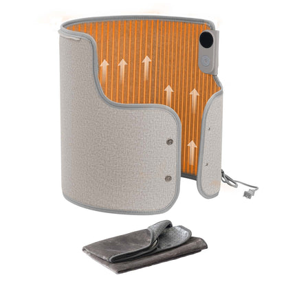 VEVOR Under Desk Space Heater,Rollable Foot Warmer Portable for Home&Office,Timer & Secure,Quiet for Legs,Ankles,Touch&Remote Control Personal Electric Round Surround Warming Pad,Over-Heat Protection - FRMFSJRQYXCKOX9F0001V1 - view 1