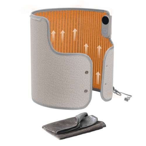 VEVOR Under Desk Space Heater,Rollable Foot Warmer Portable for Home&Office,Timer & Secure,Quiet for Legs,Ankles,Touch&Remote Control Personal Electric Round Surround Warming Pad,Over-Heat Protection - FRMFSJRQYXCKOX9F0001V1 - view 2